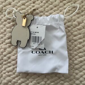 Coach Chalk Bear Bag Charm